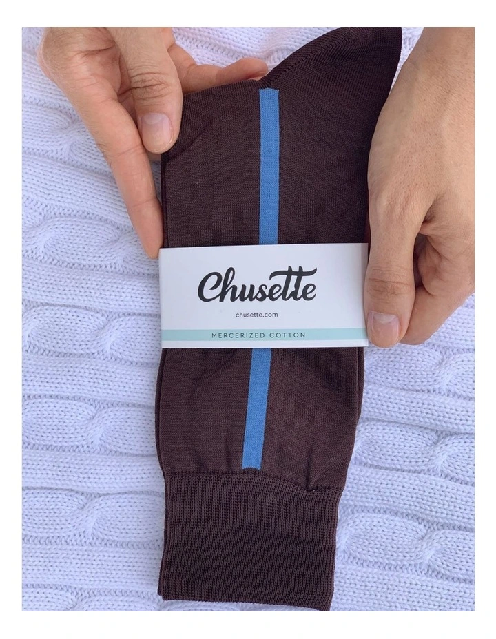 Men's Socks in Dark Brown 10 Pack
