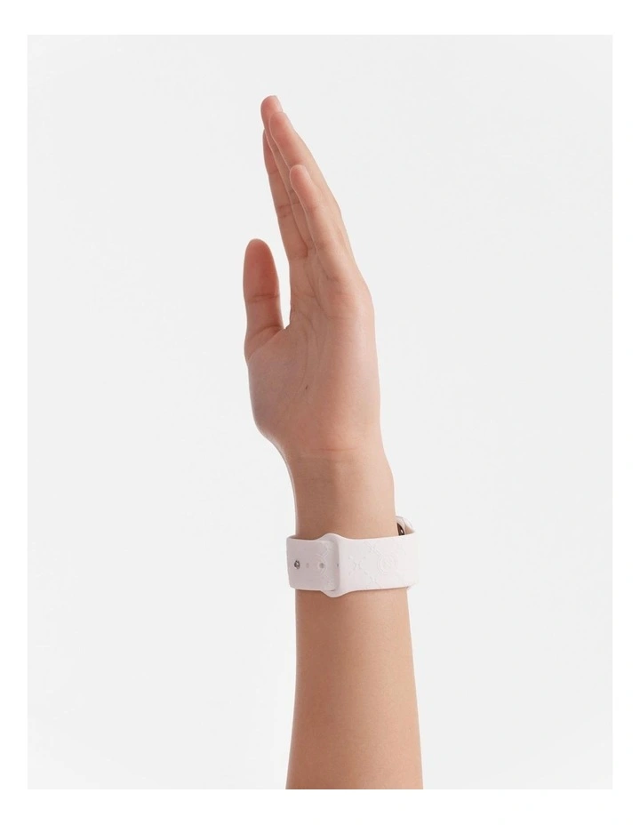 Mim-gram Silicone Watch Band 44mm in White