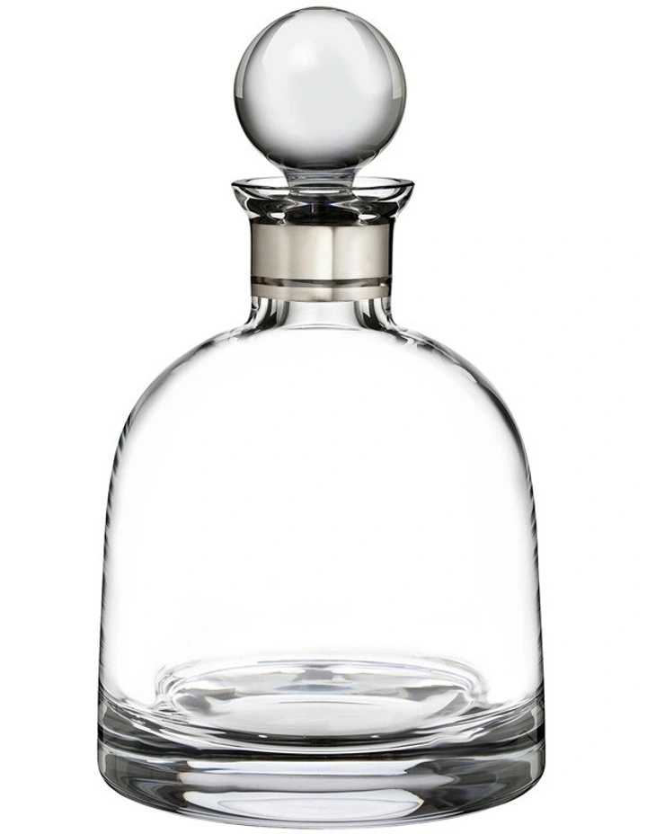 Elegance 1L Short Decanter with Round Stopper