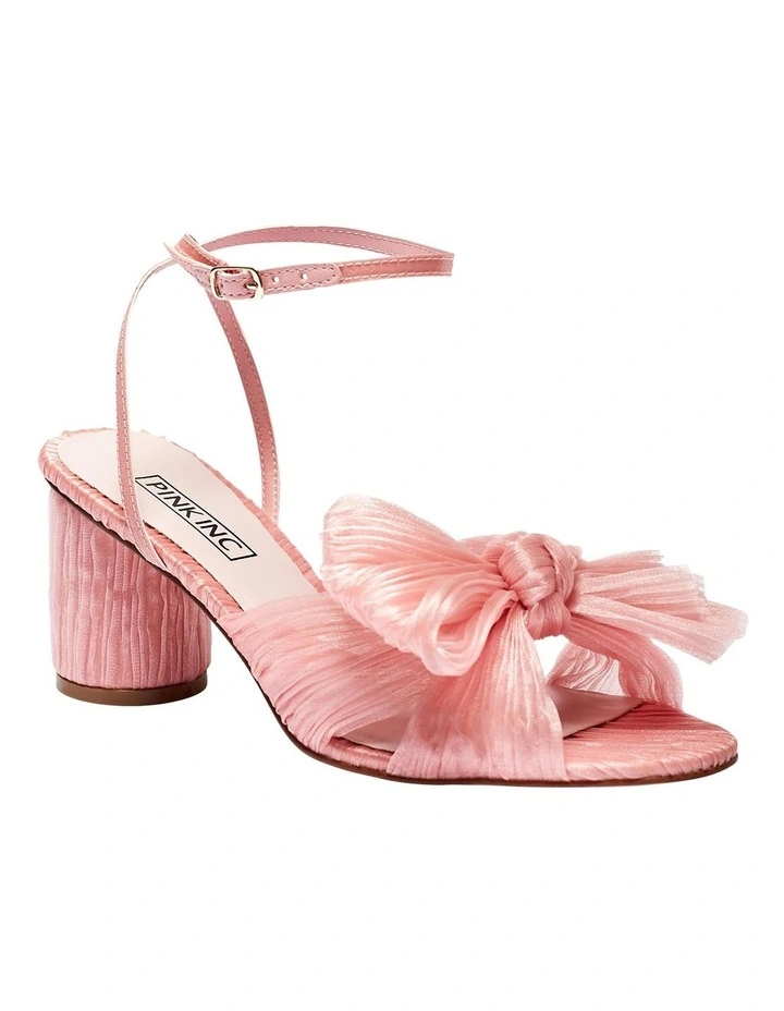 Secret Pale Pink Fabric Sandals