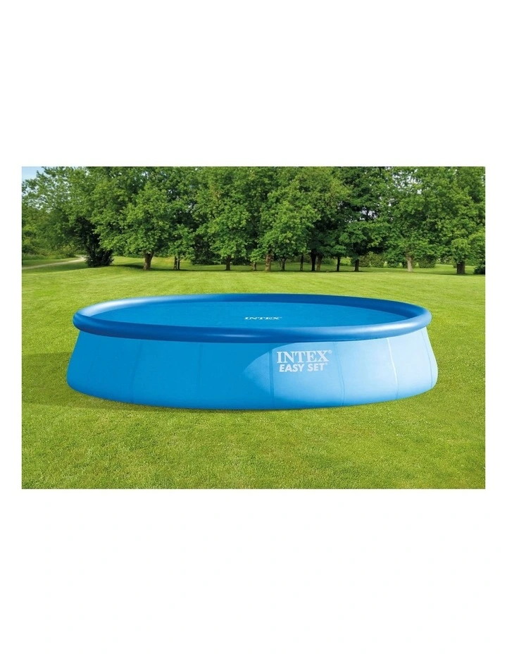 Above Ground Solar Outdoor Pool Cover Set 5.49M in Blue