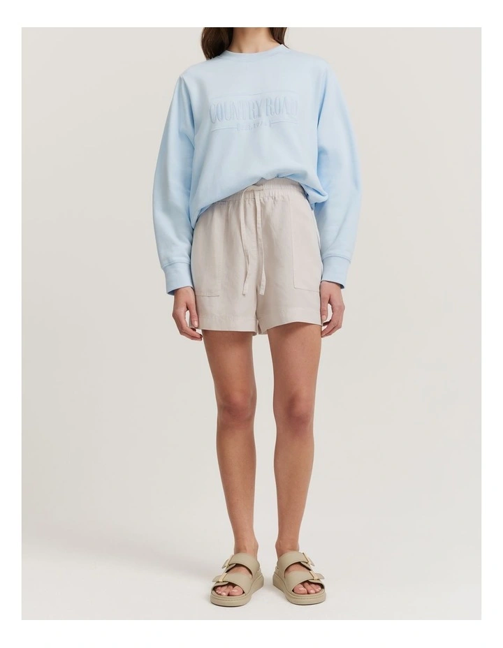 Patch Pocket Short in Stone
