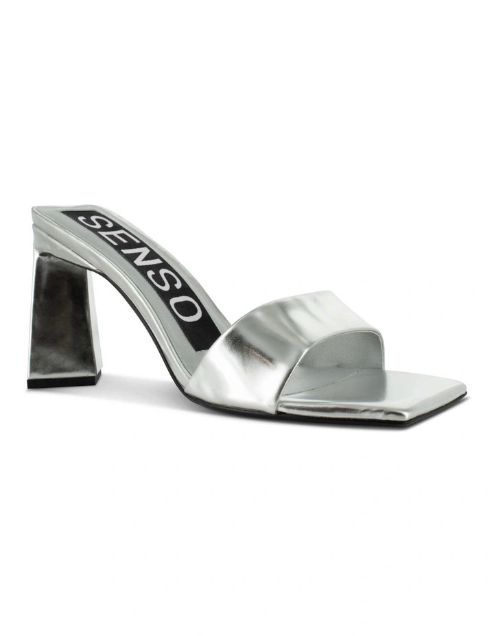 Venus I Heeled Sandals in Silver
