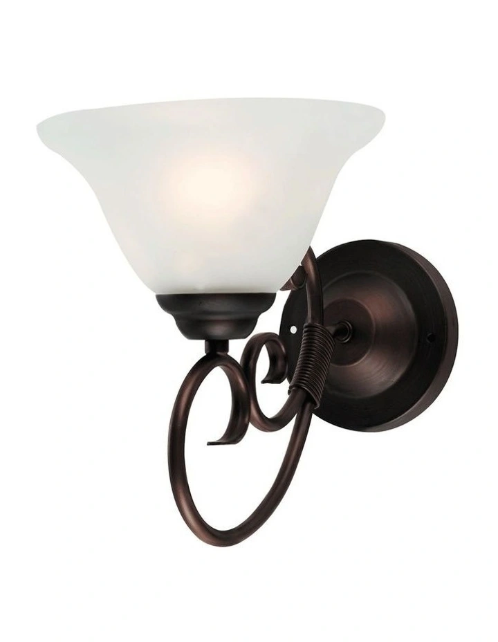 Gaston 1 Light Wall Bracket In Bronze