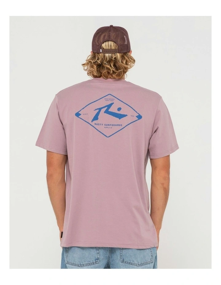 Wull Wolume Short Sleeve Tee in Pink