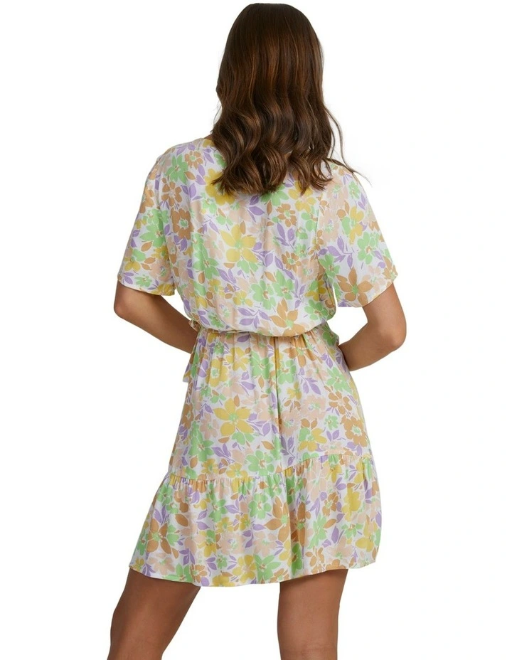 Sun and Sand Mini Dress in White Ephemera
