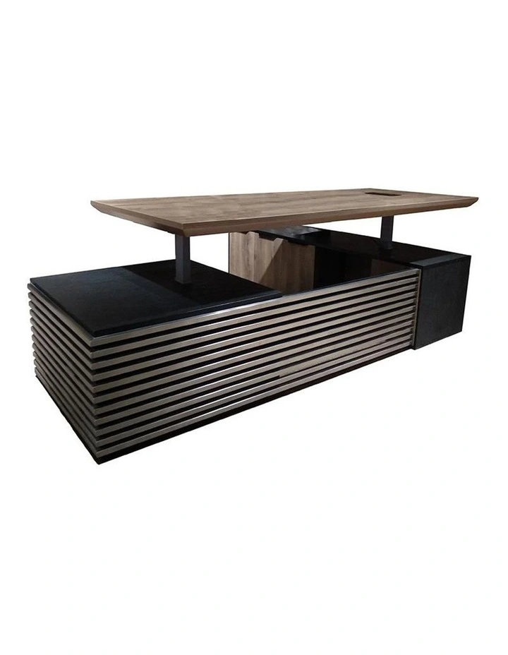 Phoenix 2.0 Sit Stand Electric Lift Executive Office Desk with Left Return 2.8m