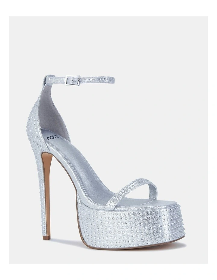 Zoid Heels in Silver