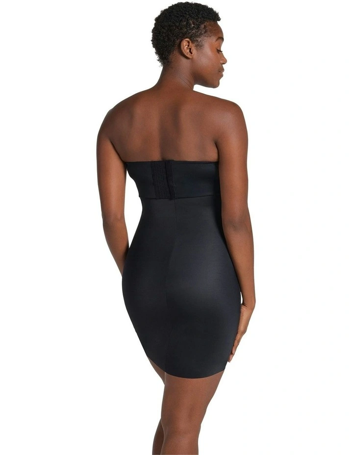 Zip-and-Sculpt Total Zip Up Full Body Shaper in Black