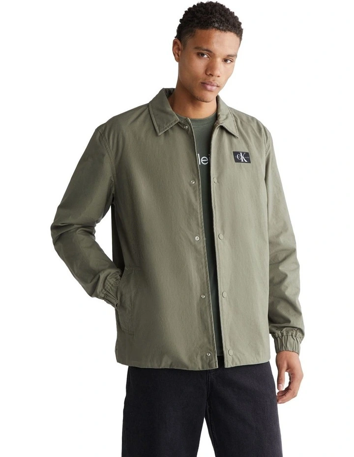 Cotton Ripstop Skater Jacket in Dusty Olive