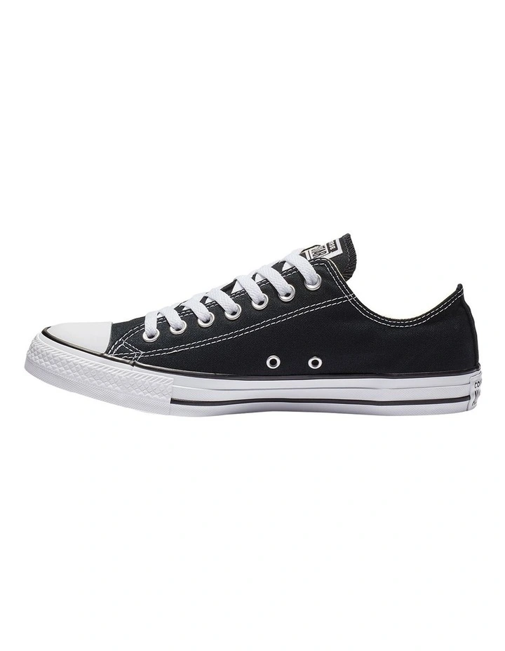 Chuck Taylor All Star Canvas Low Top Sneaker in Black