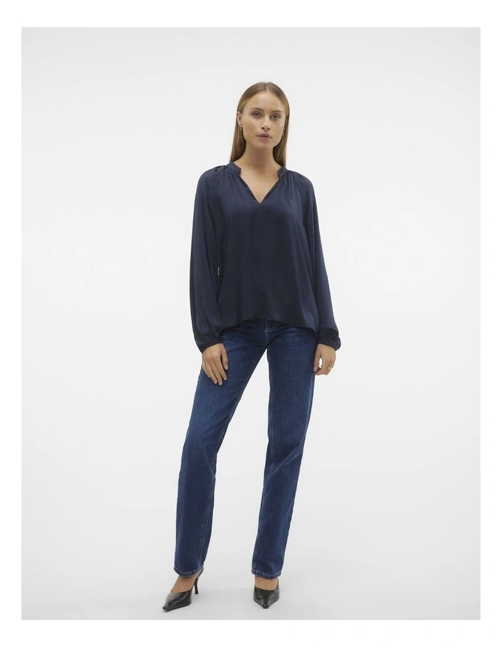 Sunny Blouse in Navy