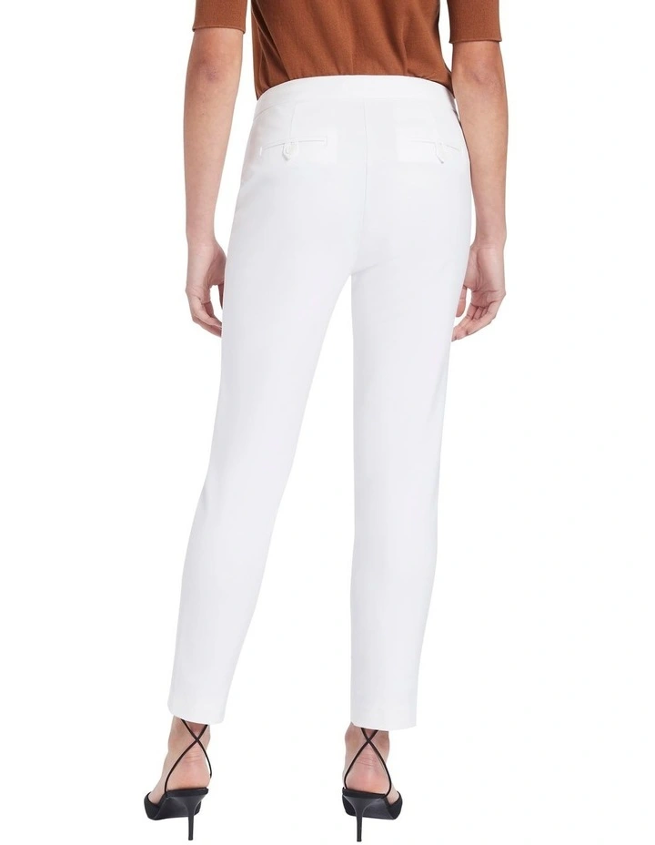 Alana Welt Pocket Pant in White