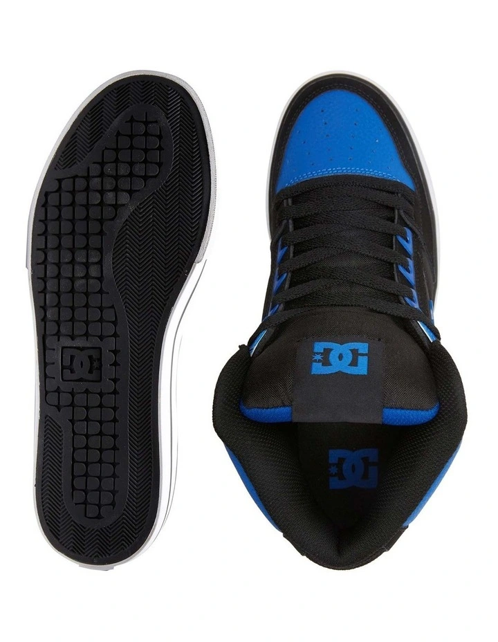 Pure High-Top Black/Blue Shoes