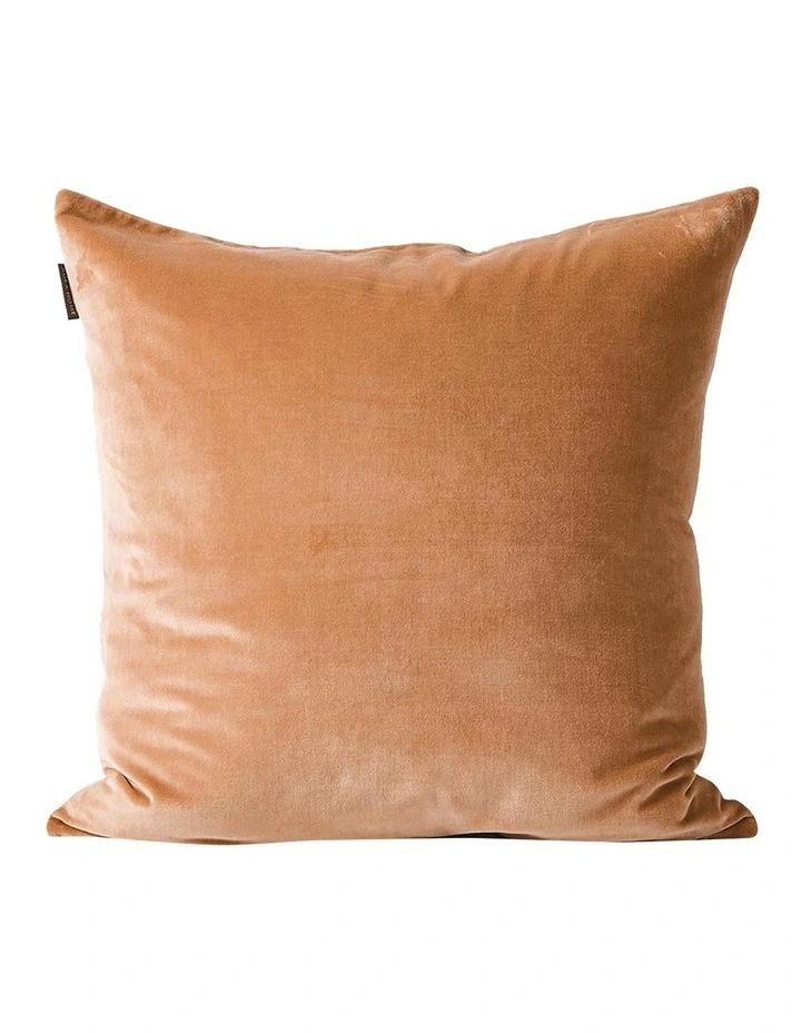 Luxury Velvet Cushion Hazelnut