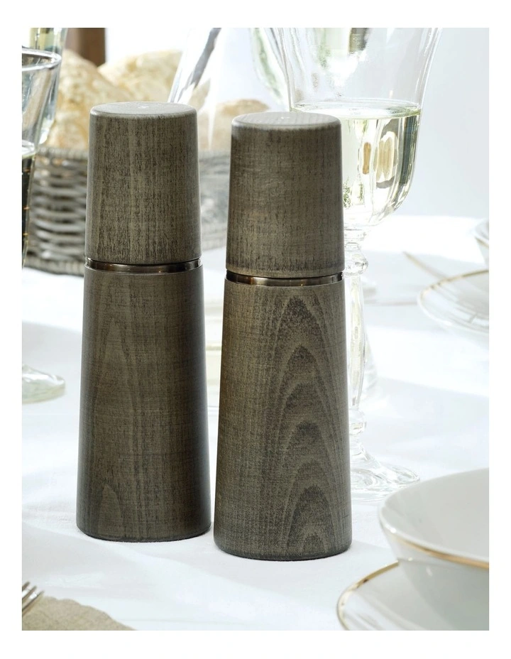 Marlow Salt And Pepper Mills Gift Set 18.5cm in Grey