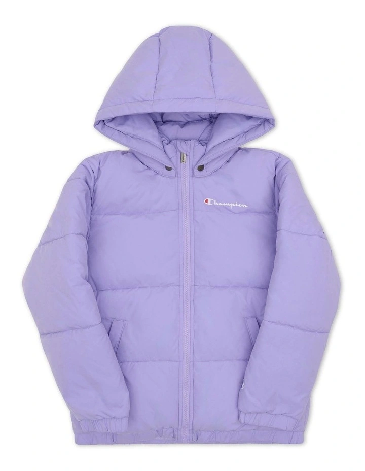 Junior Rochester Puffer Jacket in Cotton Lavender Field