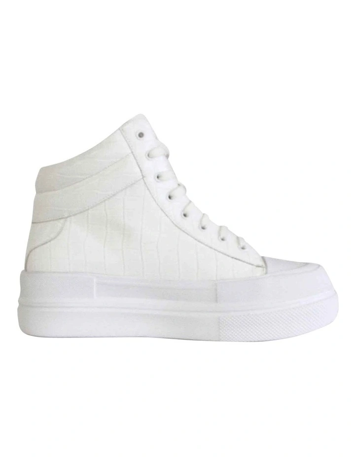 Just A Game Hi-Top Sneaker in White