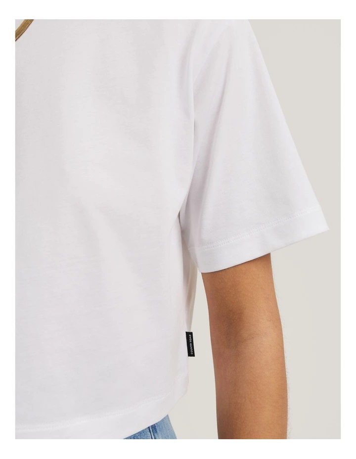 Australian Cotton Crop T-shirt in White