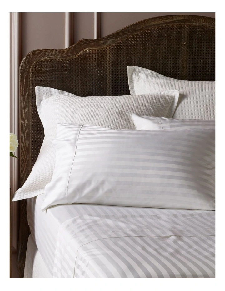 500TC Margot Bamboo Blend Sheet Set in White