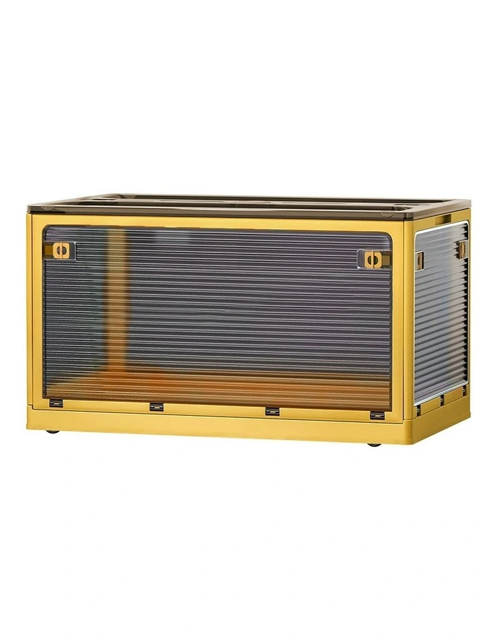 5 Sides Open Storage Container Large 115L in Yellow