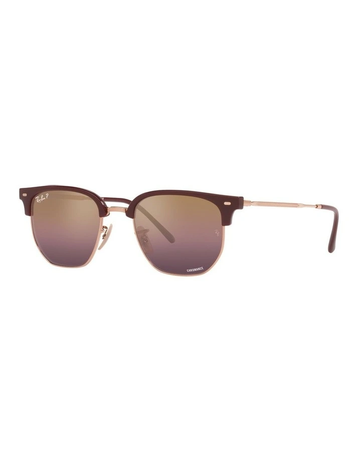NEW CLUBMASTER Polarised Sunglasses In Bordeaux