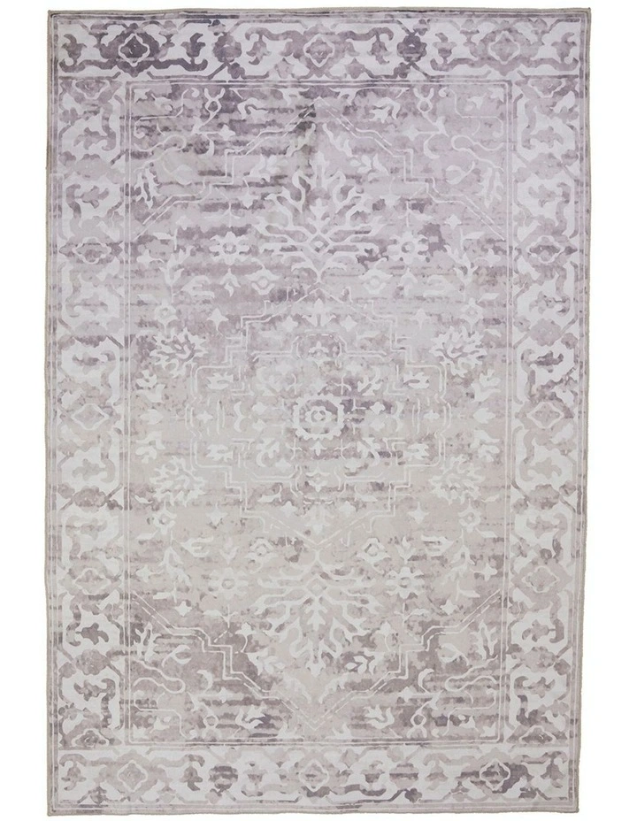 Shay Machine Washable Rug 60x180cm in Beige