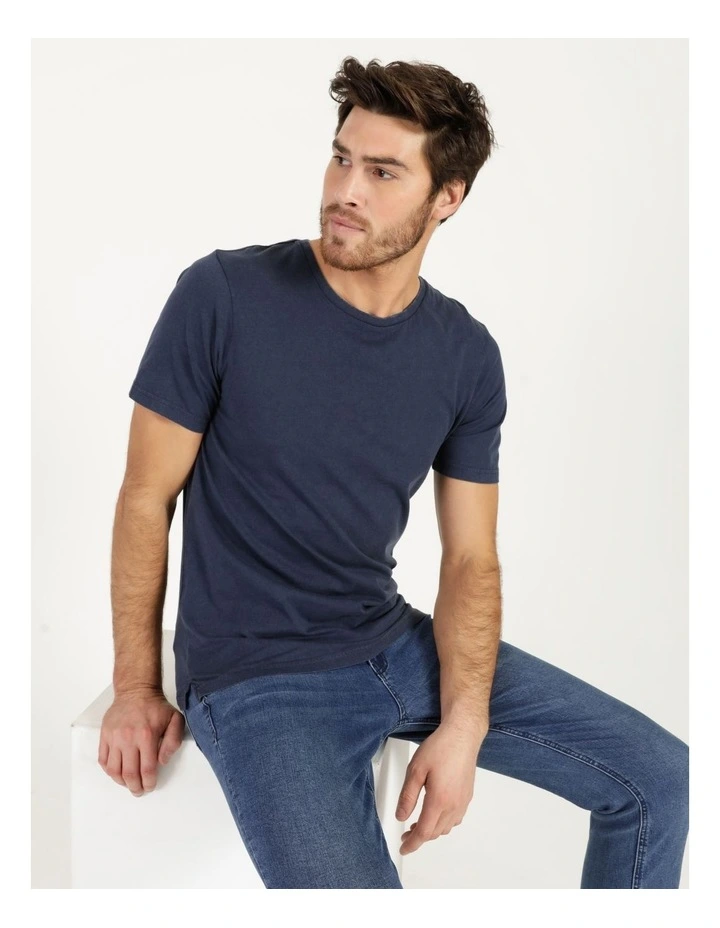 Kingscliff Snow Wash Tee Indigo