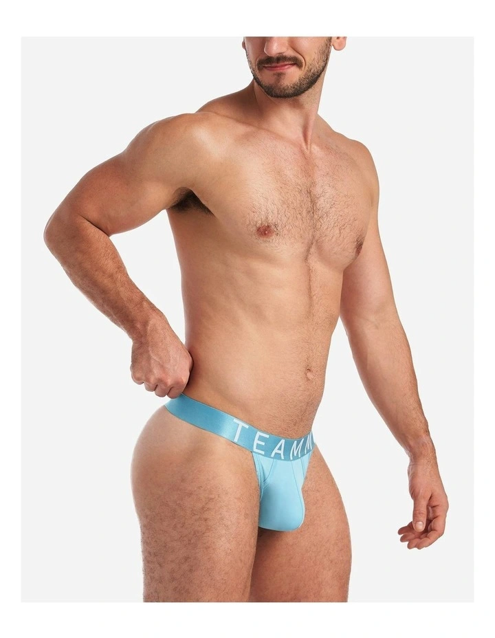 Spartacus Thong in Blue Atoll