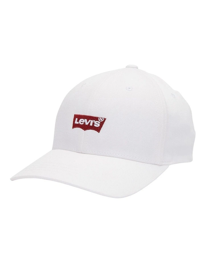 Batwing Baseball Regular Cap in White