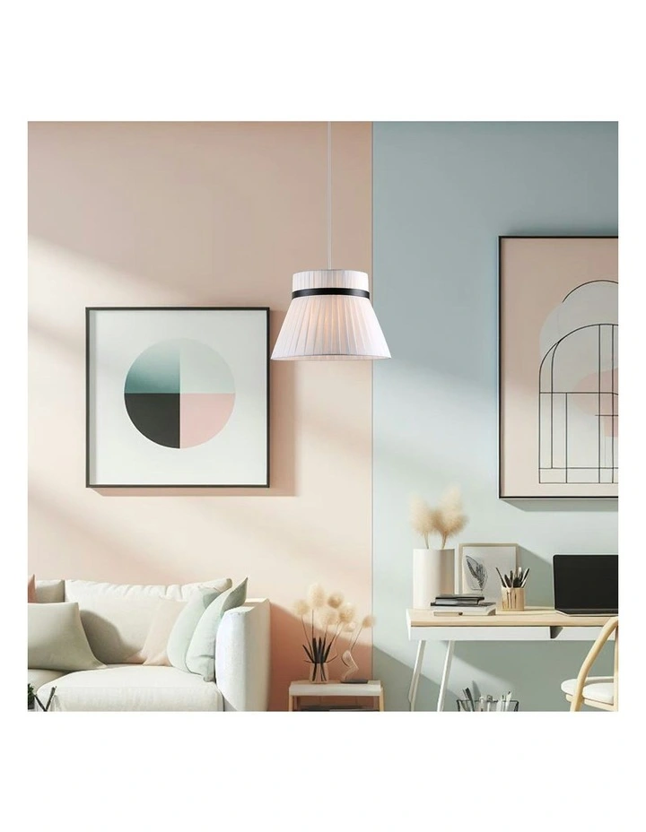Bellina Pendant Light Large/Short Bell in White