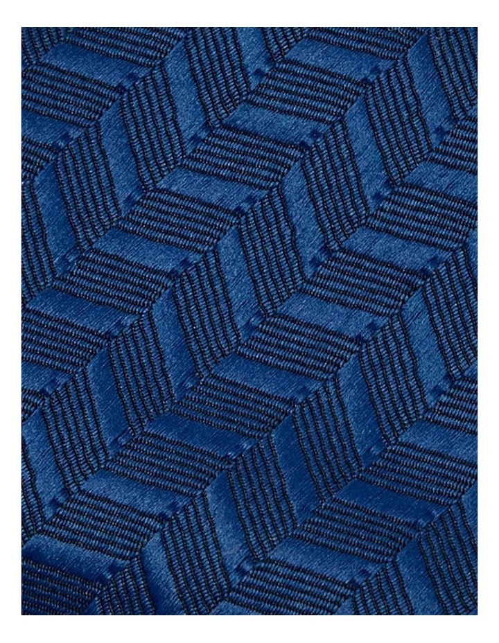 Harris Textured Tie 5cm in Cobalt