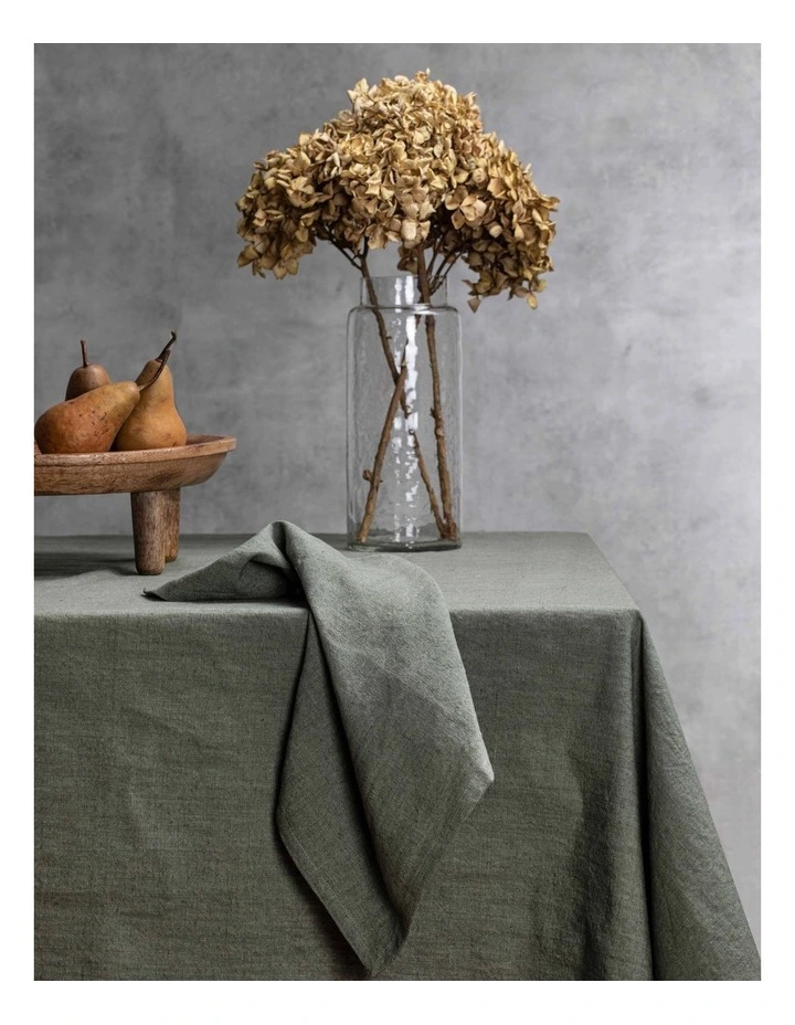 Lina Napkin 4 Pack in Moss
