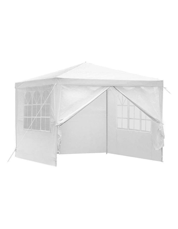 Outdoor Gazebo 3x3 4 panel in White