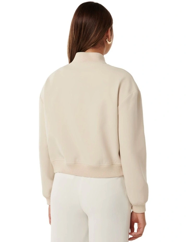 Miranda Bomber Jacket in Beige