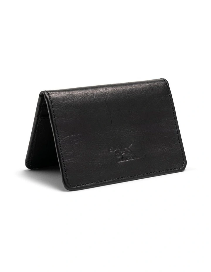 Lewis Tops Track Card Holder in Nero