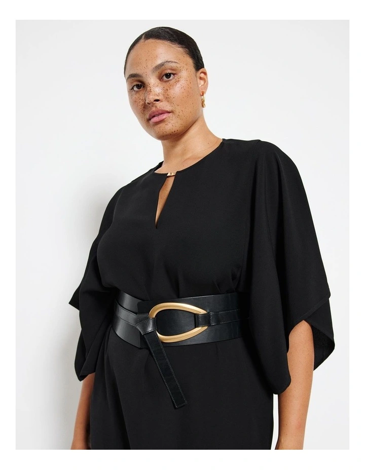 Feature Buckle Belt in Black