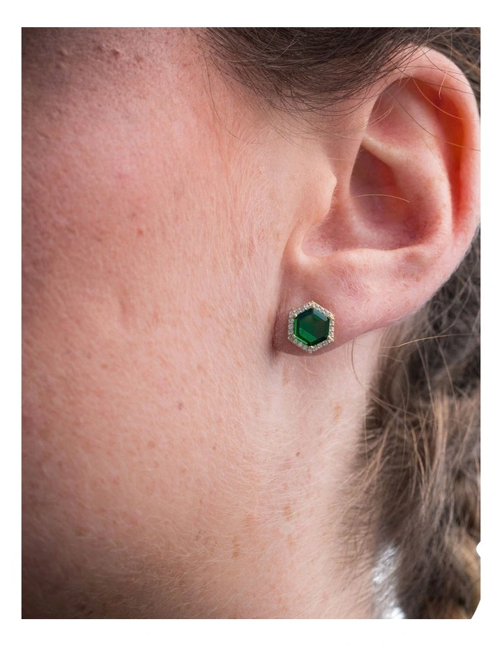Birmingham Green Earrings