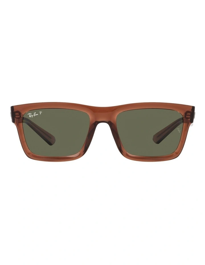 Warren Bio-Based Polarised Sunglasses in Brown