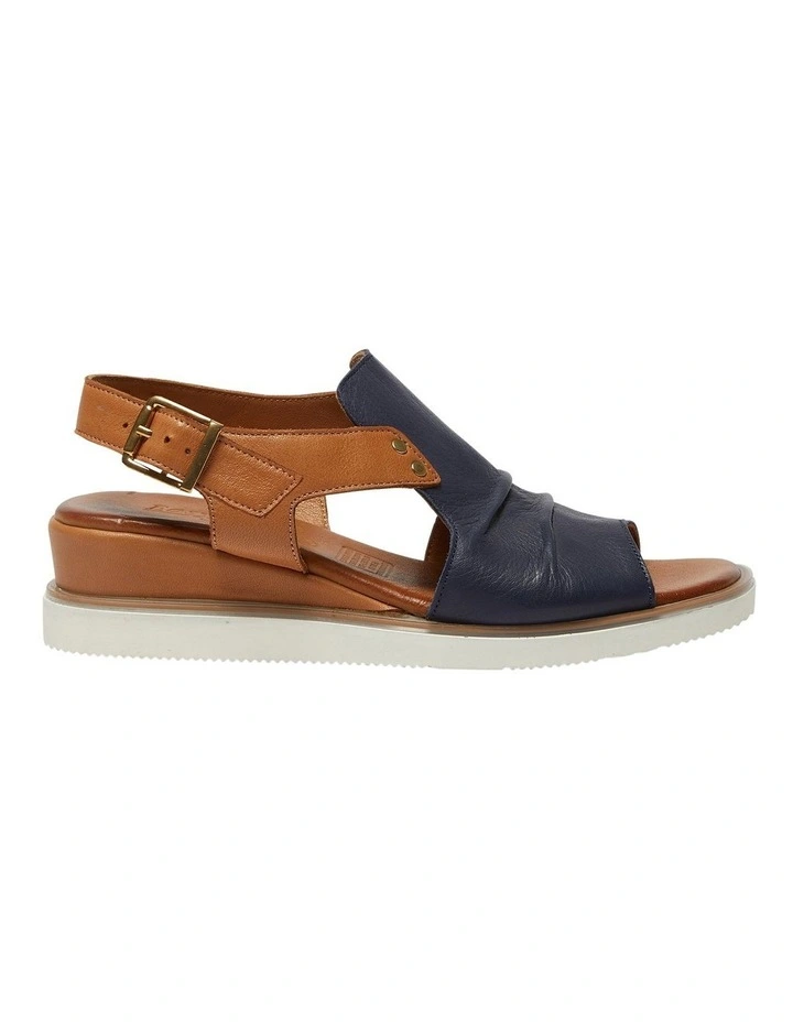 Dusk Sandals in Navy/Tan Glove
