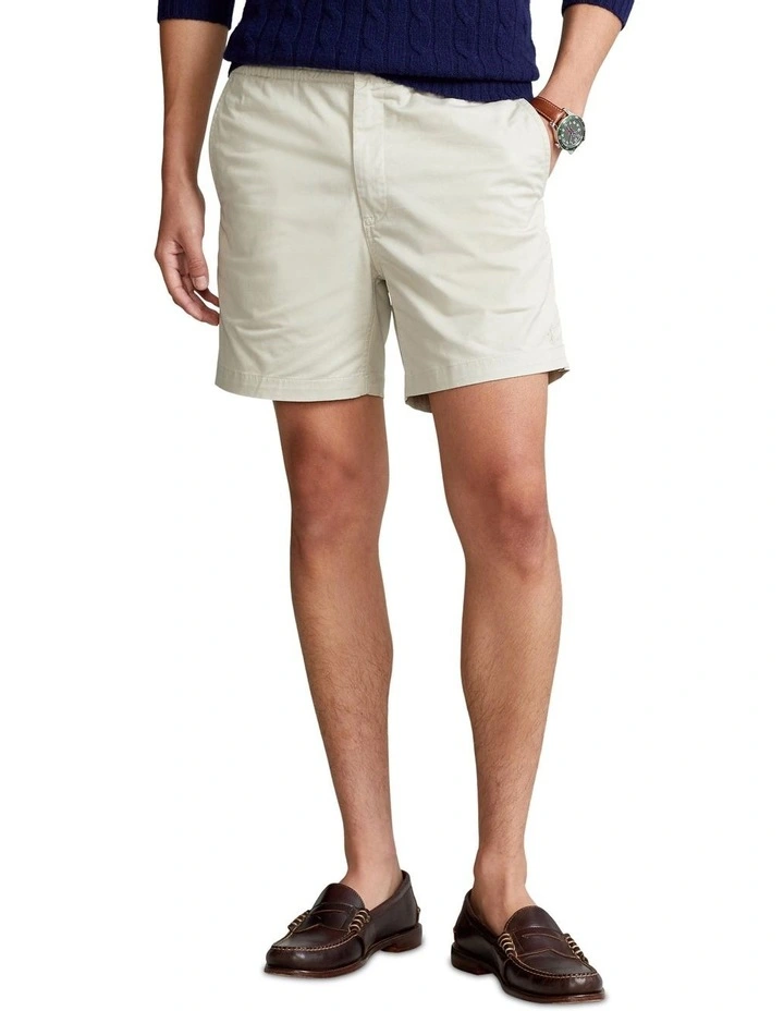 Polo Prepster 6-Inch Stretch Chino Short in Beige