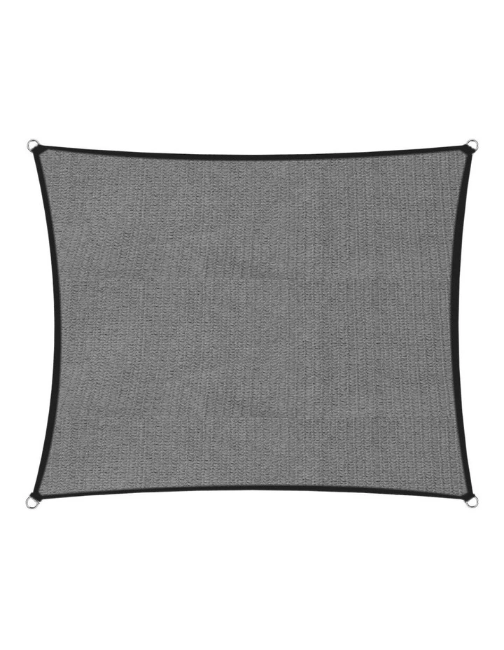 Outdoor Rectangle Waterproof Shade Sail Canopy 3x4m in Grey