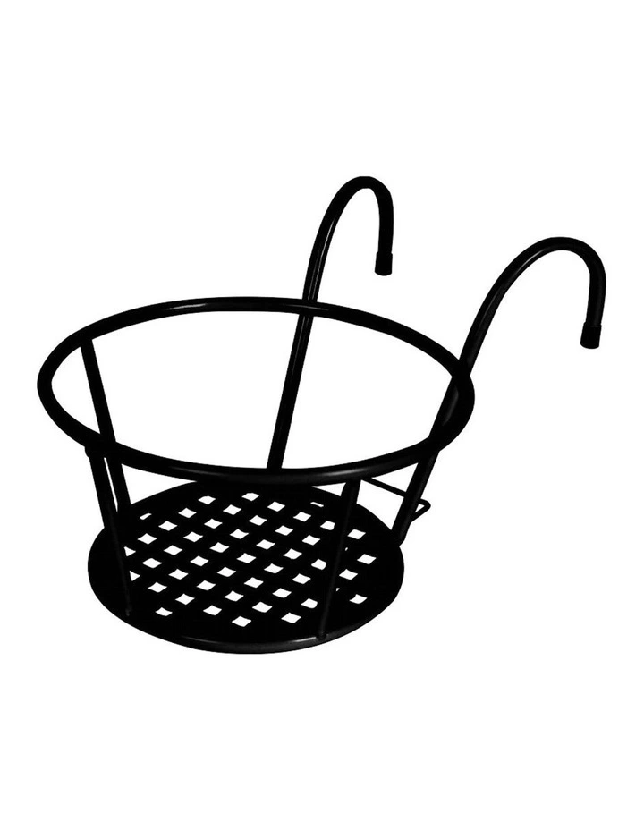 Hanging Pot Basket in Black