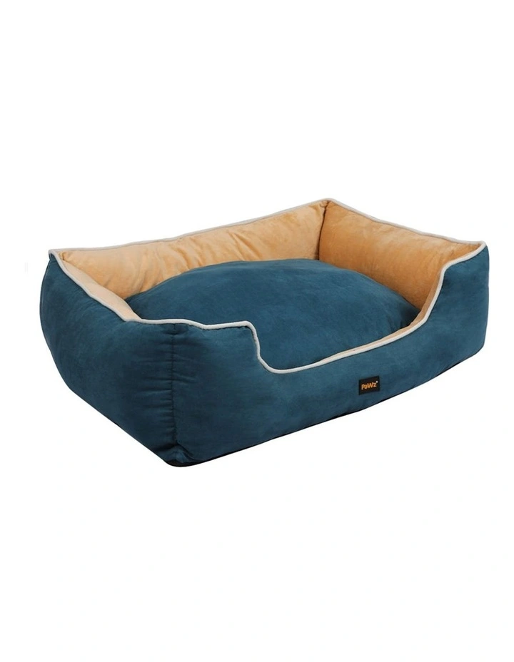 Cushion Soft Warm Washable Pet Bed Mattress2XLinBlue