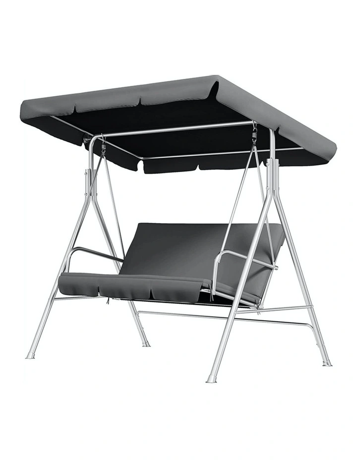 Outdoor Steel Swing Chair 1 Box in Grey