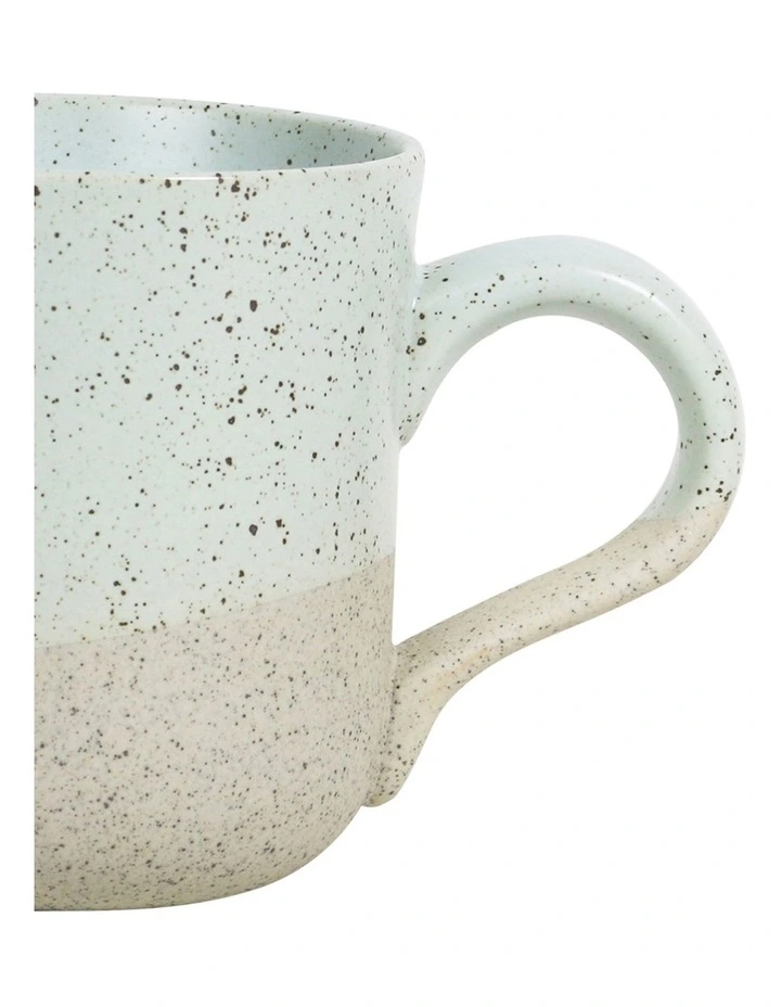 Solace Mug with Reactive Glaze in Duck Egg Clay