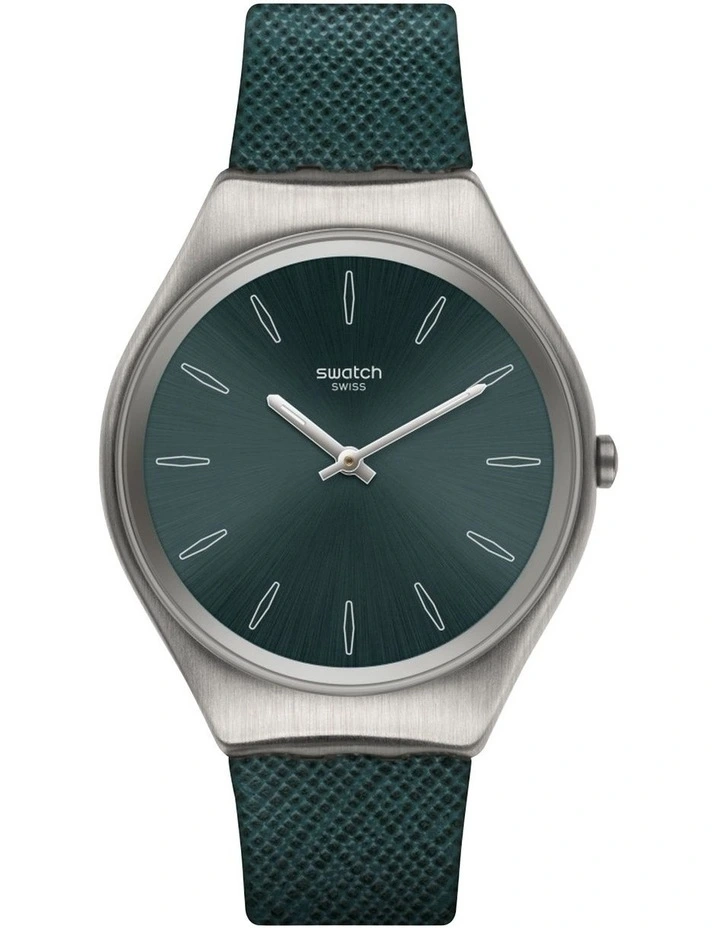 Skinpetrol Light Green Leather Quartz Watch