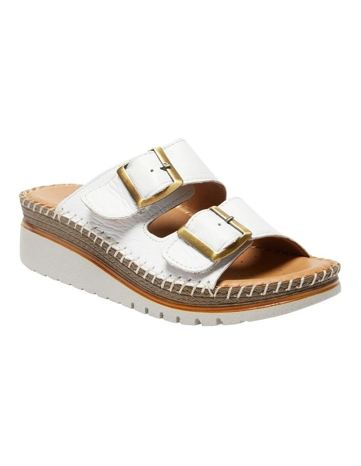 Hutch Sandals in White Glove
