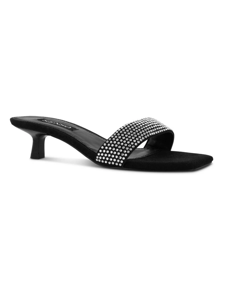 Tori Heeled Sandals in Silver