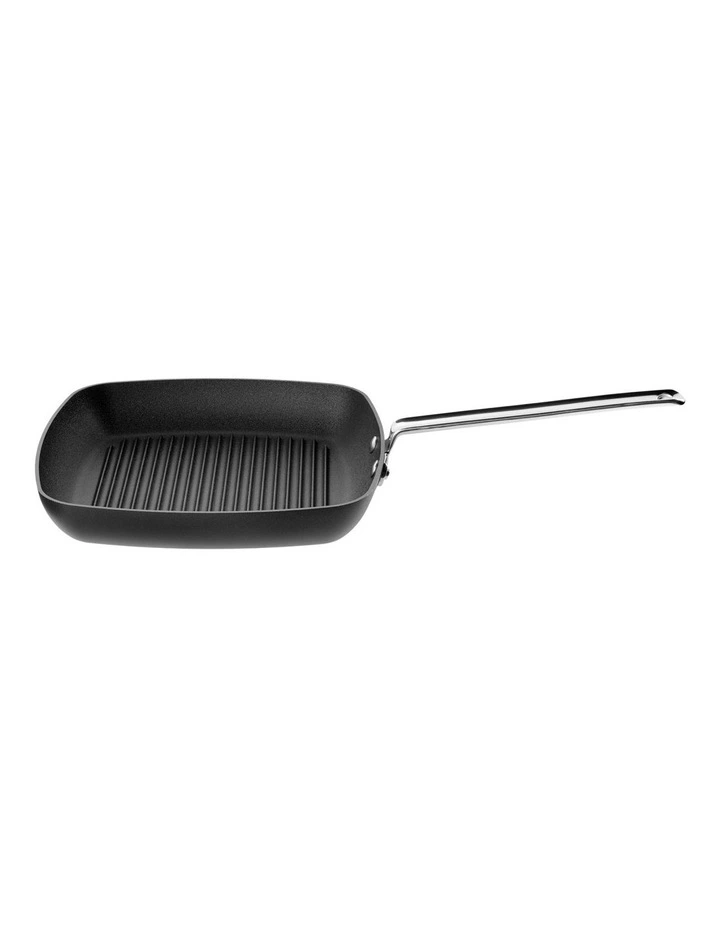 TechnIQ 27x27cm Grill Pan Black